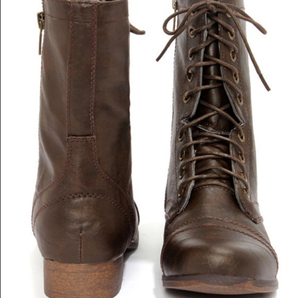 Madden Girl Combat Boots